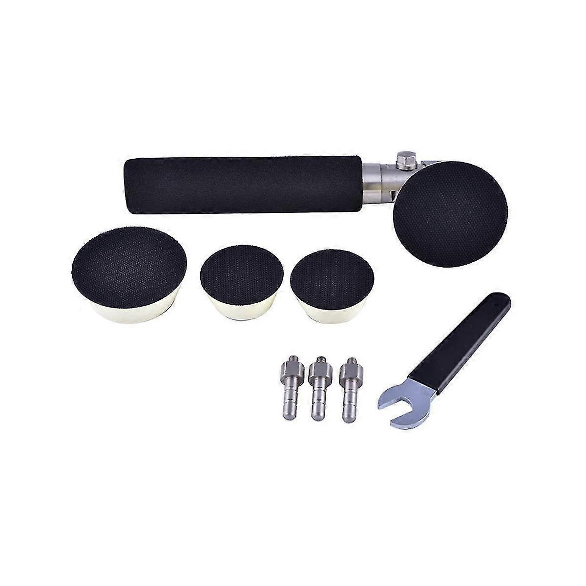 Wooden Polisher Hand- Adjustable Angle Manual Polishing Tool Grinding Set