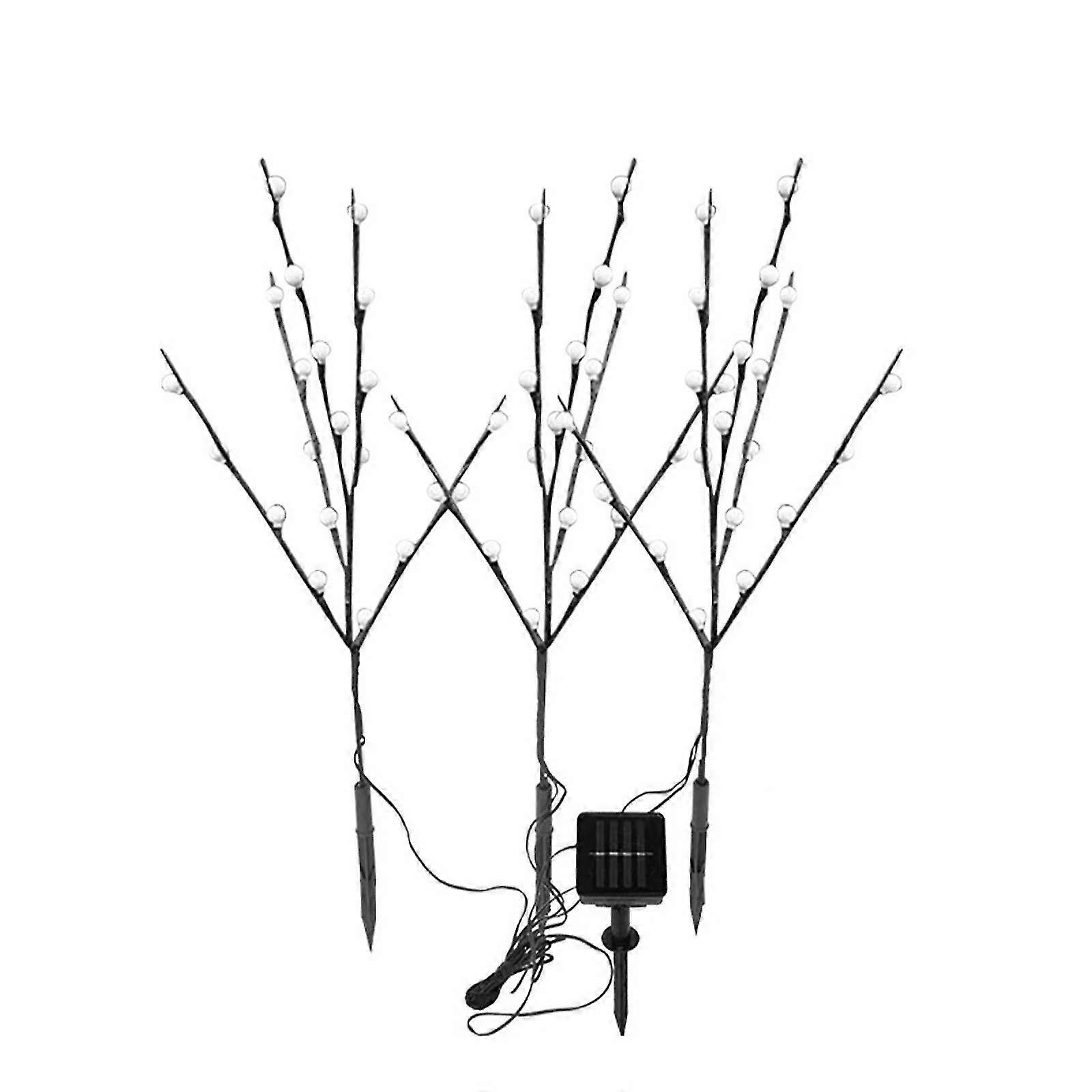 Ball Solar Powered Tree Branch Light Garden Light Led Light Patio Decor 1 Set