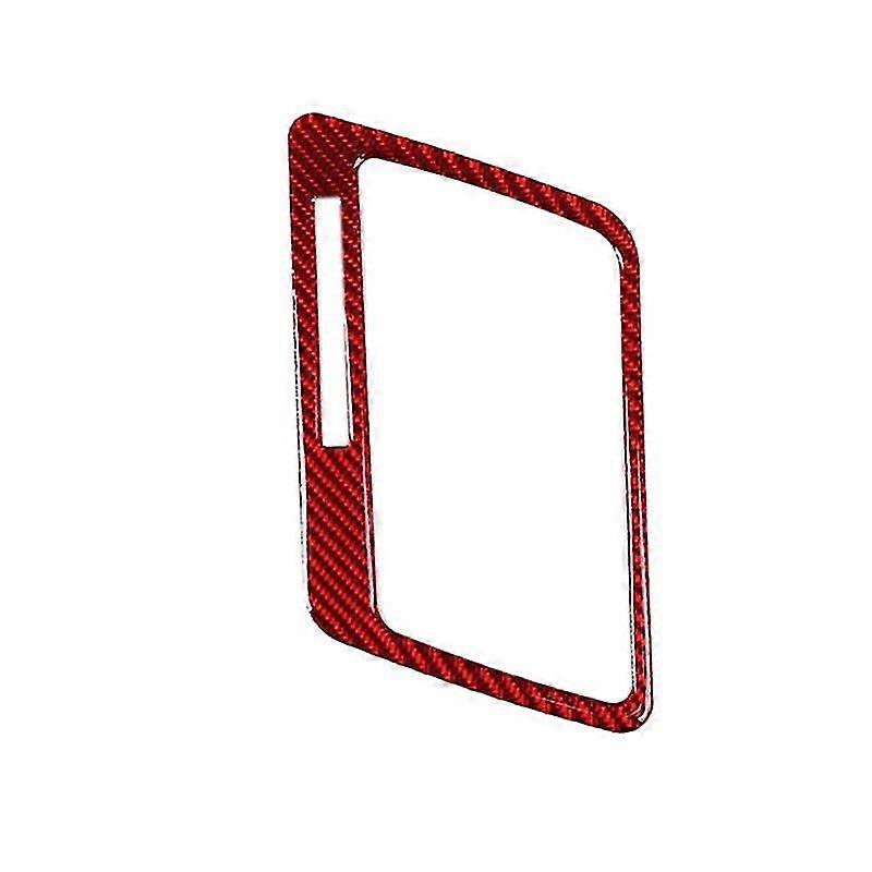 Car Carbon Fiber Central Control Shift Panel Decal Interior Modification For Corvette C7 2014-2019