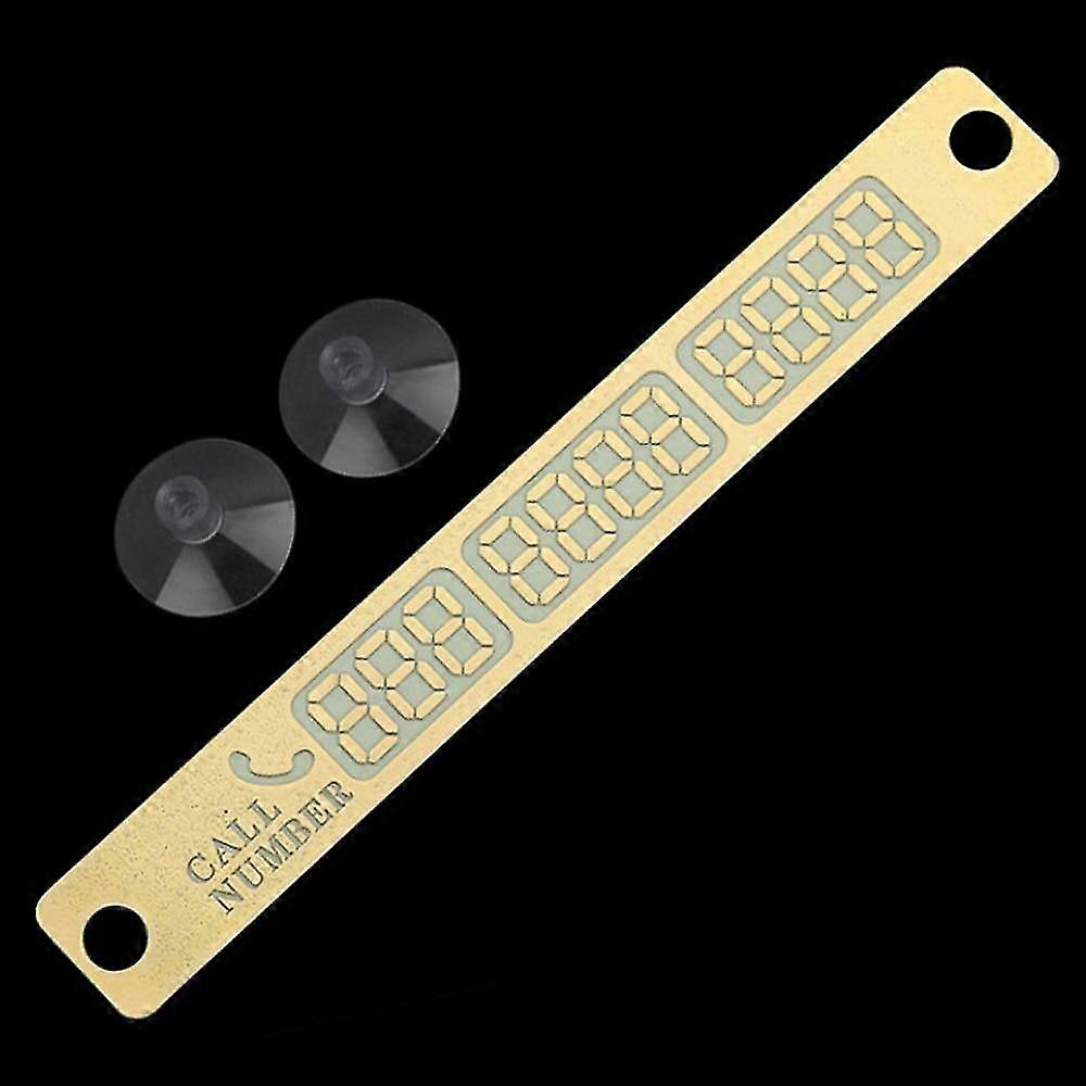 Car Styling Temporary Parking Phone Number Card Plate