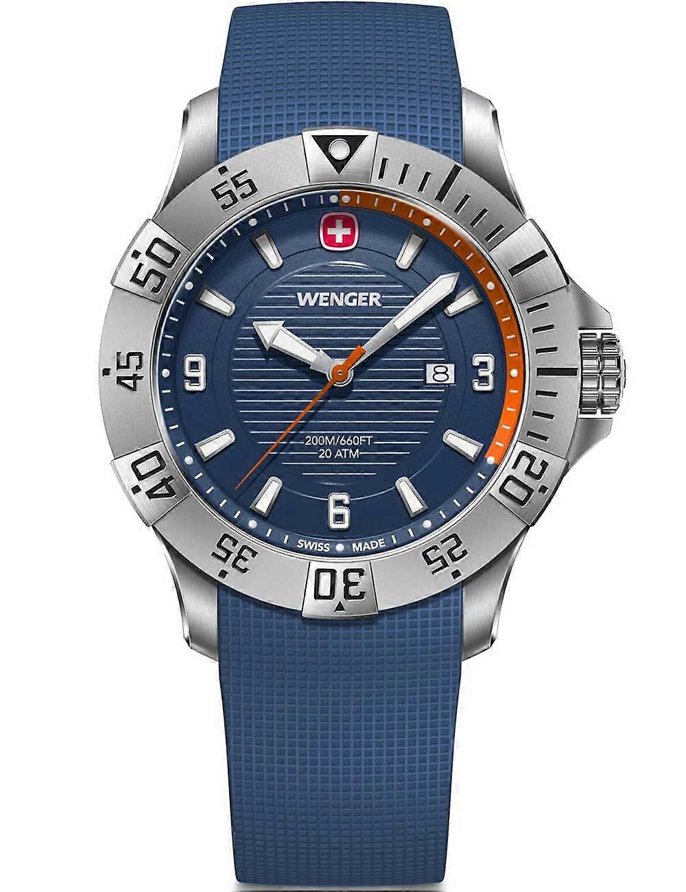Wenger 01.0641.140 Men's Watch Seaforce 43mm 20ATM