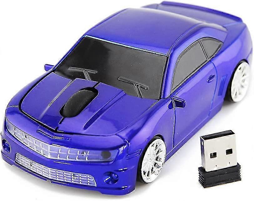 シボレーカマロスポーツカーマウスワイヤレスマウスコンピュータラップトップPC光学マウス(青)の場合
