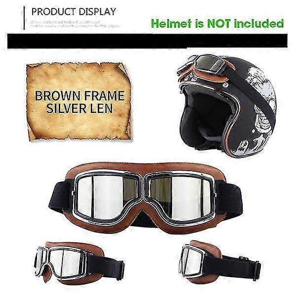 Retro Aviator Motorcycle Goggles