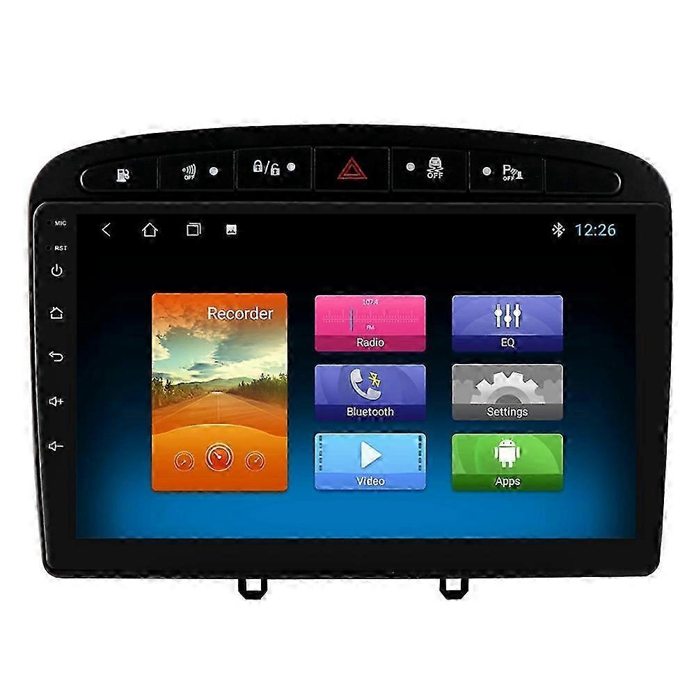 Autoradio 9 Pollici HD MP5 Lettore Multimediale Android 11.0 Radio GPS Navigazione Wifi Bluetooth per 408