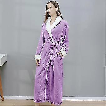 Womens Dressing Gown Bath Robe Warm Soft Long Robes Nightgown | Fruugo FI