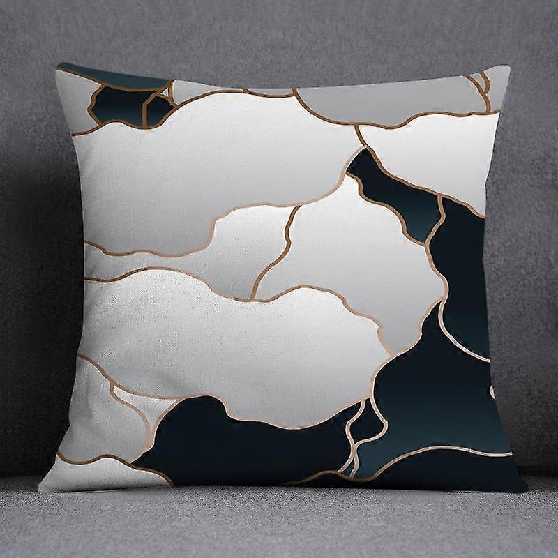 Geometric Leaves Flowers and Plants Series Pattern Home Decoration Pillowcase Square Pillowcase Home