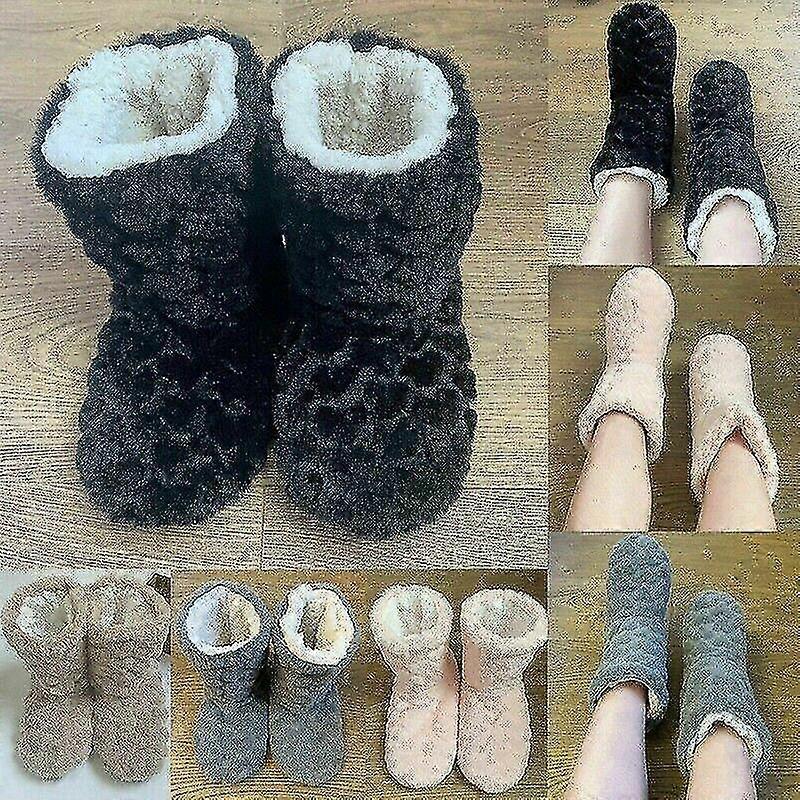 Slippers Womens Warm Indoor Slipper Boots Ladies Booties Girls Size 3 4 5 6 7