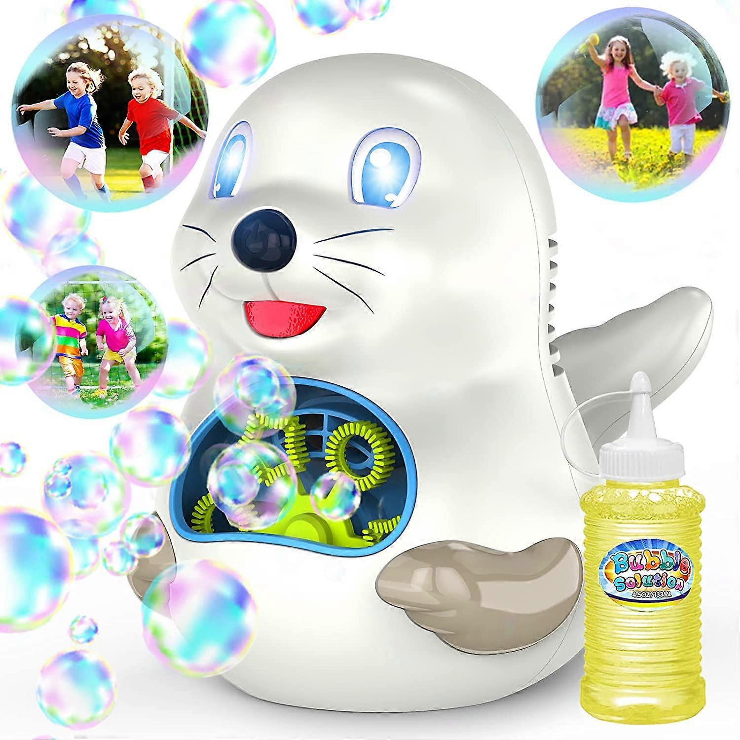 Bubble Machine for Kids & Toddlers, Bubble Blower Toys