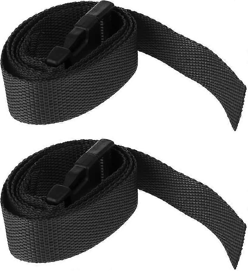 2pcs Adjustable Golf Trolley Webbing Quick Release Fastening Strap