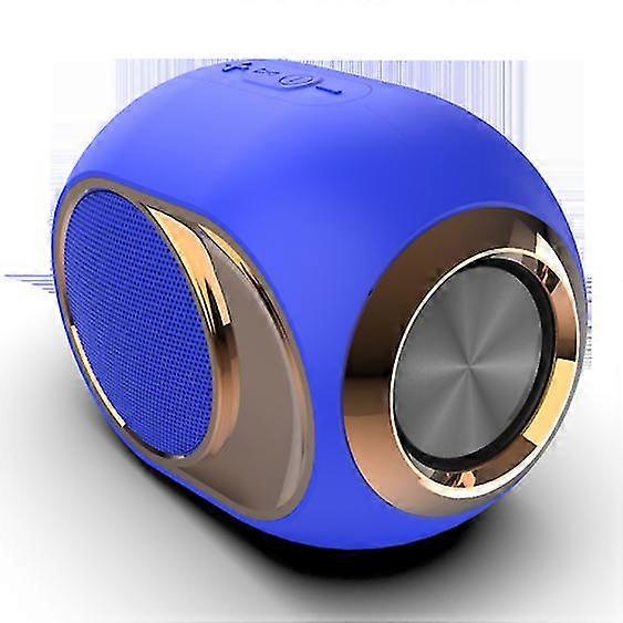 Bluetooth wireless speaker, suitable for smartphones and tablets(Blue)