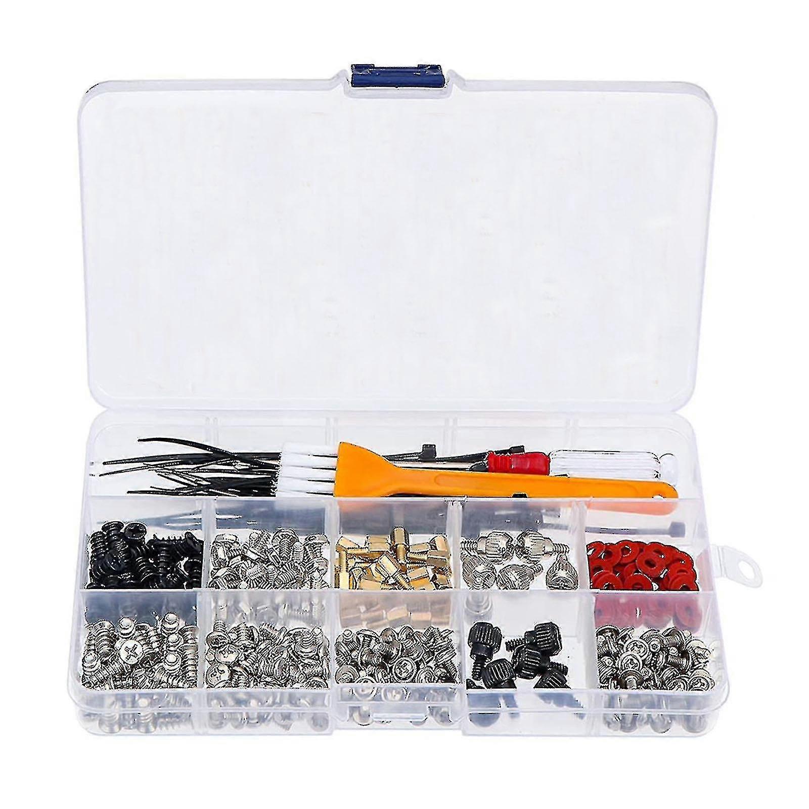 330pcs Pc Chassis Screw Kit Hard Disk Diy Motherboard Computer Case Fan Screws