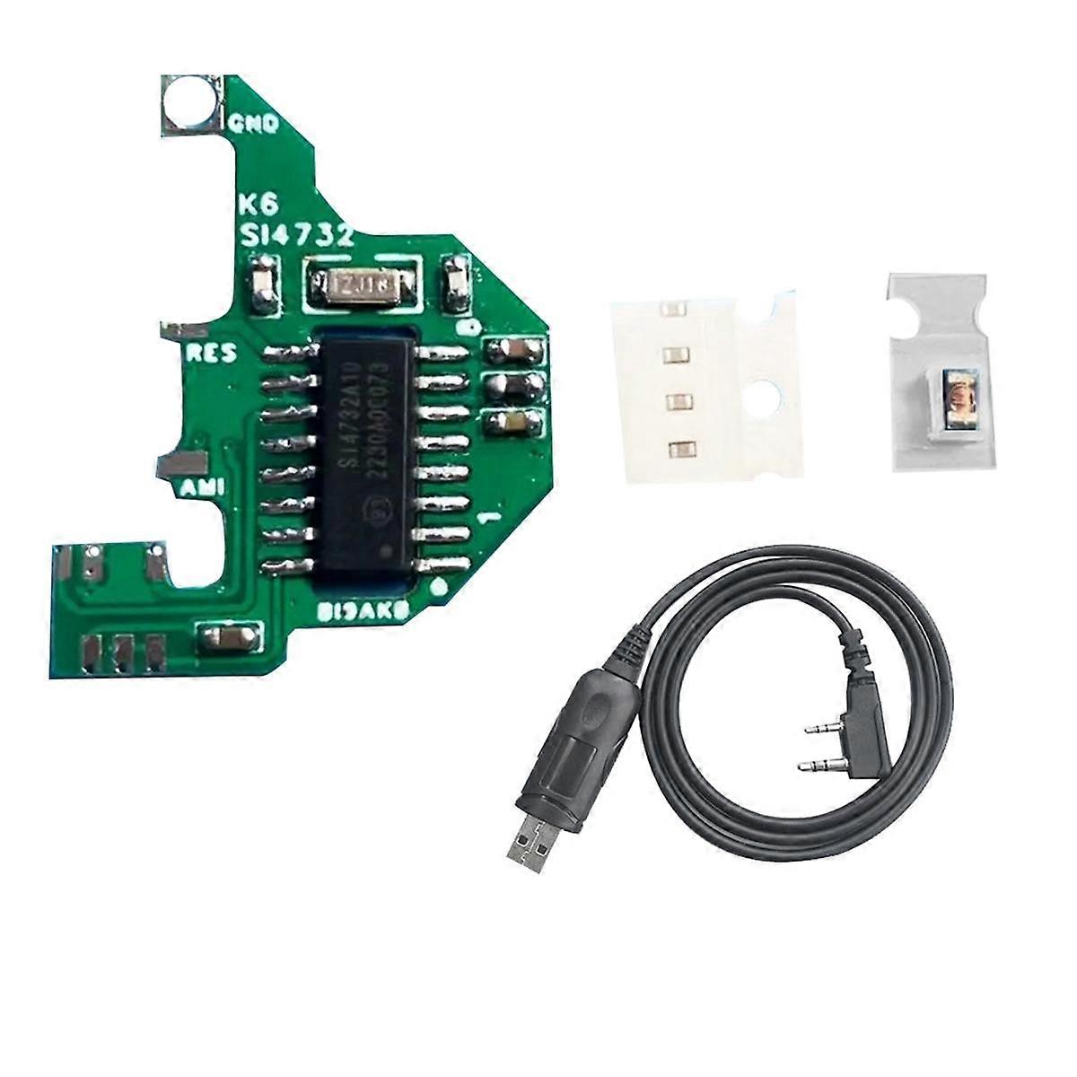 SI4732 Module+USB Programming Cable Shortwave Modification Module V2 FPC Version for UV-K5 UV-K6