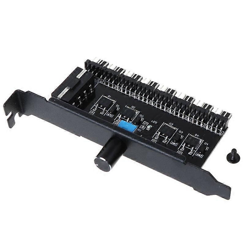 PWM Case Fan Splitter compatible pour DC 12V Desktop Computer Cooler Case Fans 1 à 8 Way