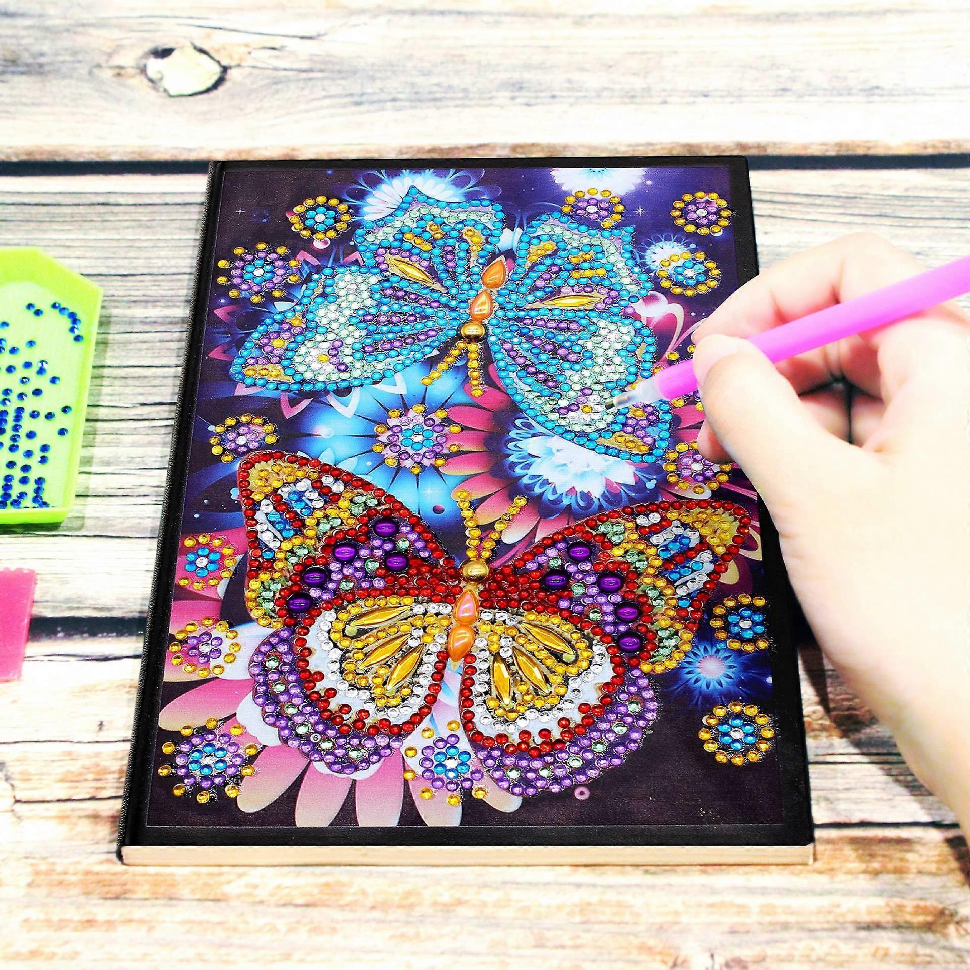 Special-shaped notebook with DIY diamond painting (style 6)