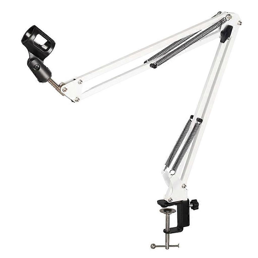 Support de micro en métal robuste et réglable à 360° pour bureau