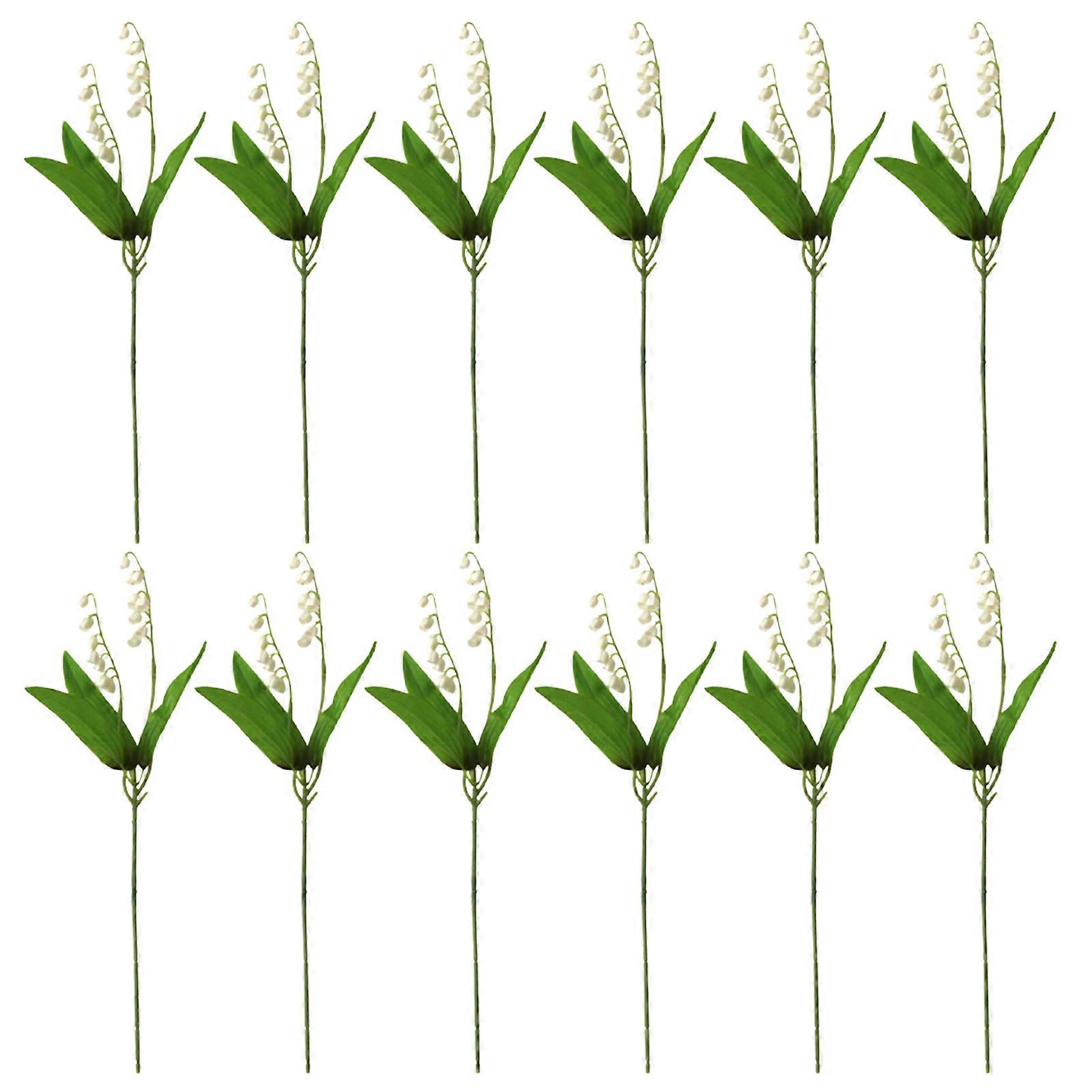 1pcs Muguet artificiel fleurs buisson pour la décoration de mariage de jardin domestique