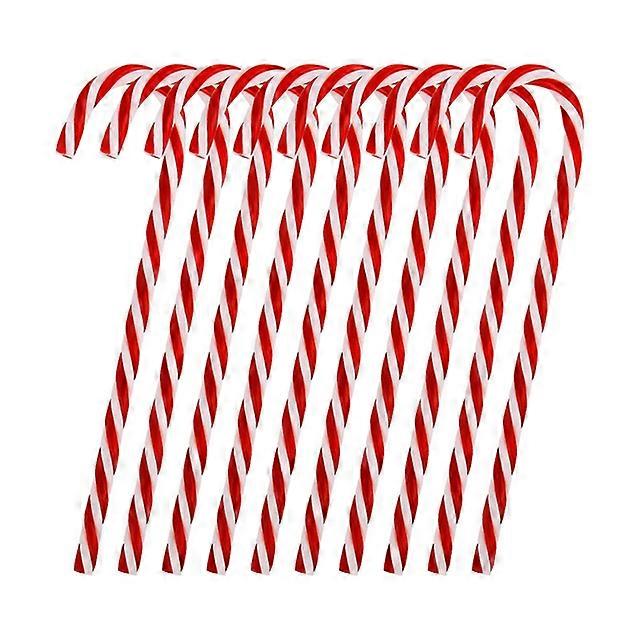 10Pcs/Lot Candy Canes Christmas Tree Decorations Xmas Tree Pendants Xmas Party Home Ornaments Adornos Para Navidad 2023
