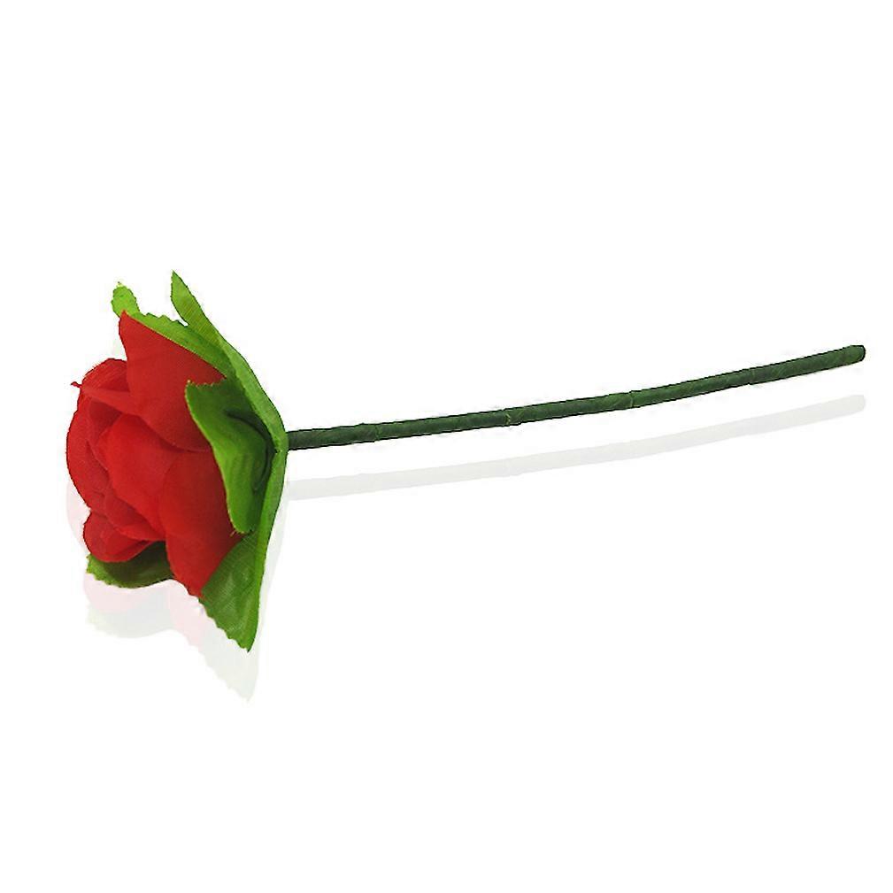 Folding Appearing Rose Flower Magic Tricks Toys Accessories Props for Stage Bar Party Home Shows Street