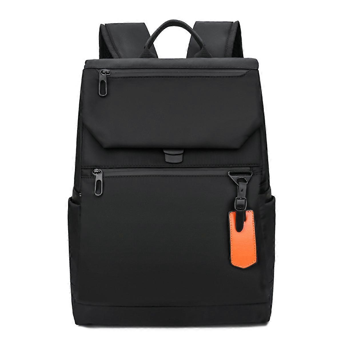 Business Laptop Backpack Multi Functional Daypack Black Trendy Students Backpack for Men