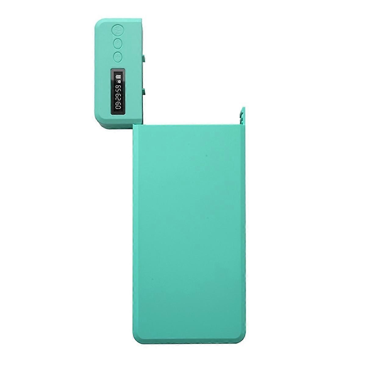 Portable Lock Box, Smart Box, Auxiliary Smoking Cessation Control Artifact, Timed Lock Box(Green)