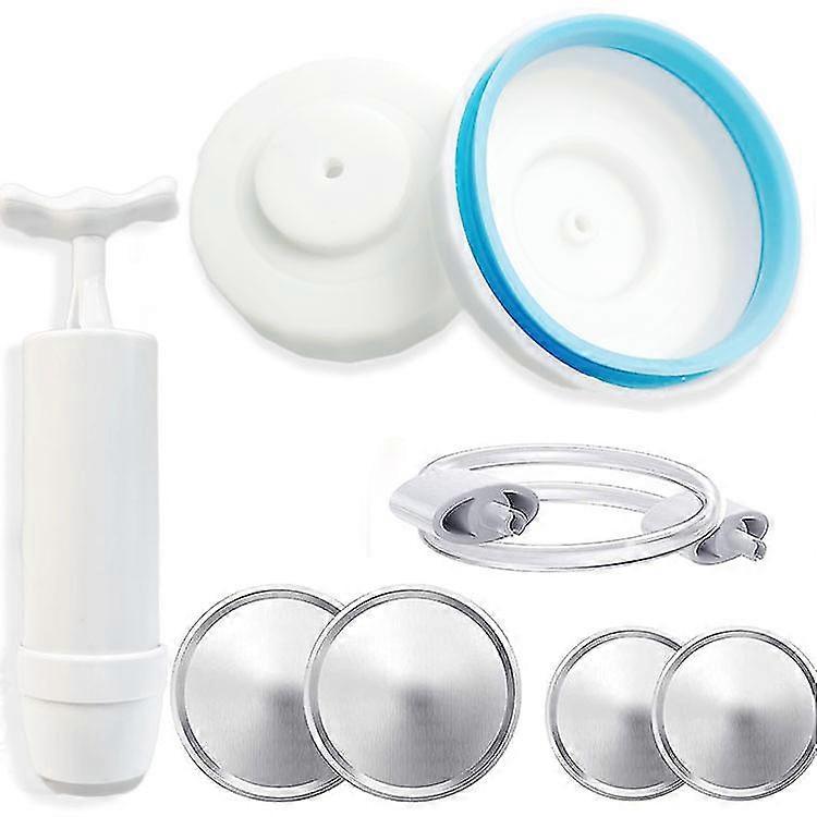 Jar Sealer With Accessory Hose And Attachment For Wide And Regular Mouth