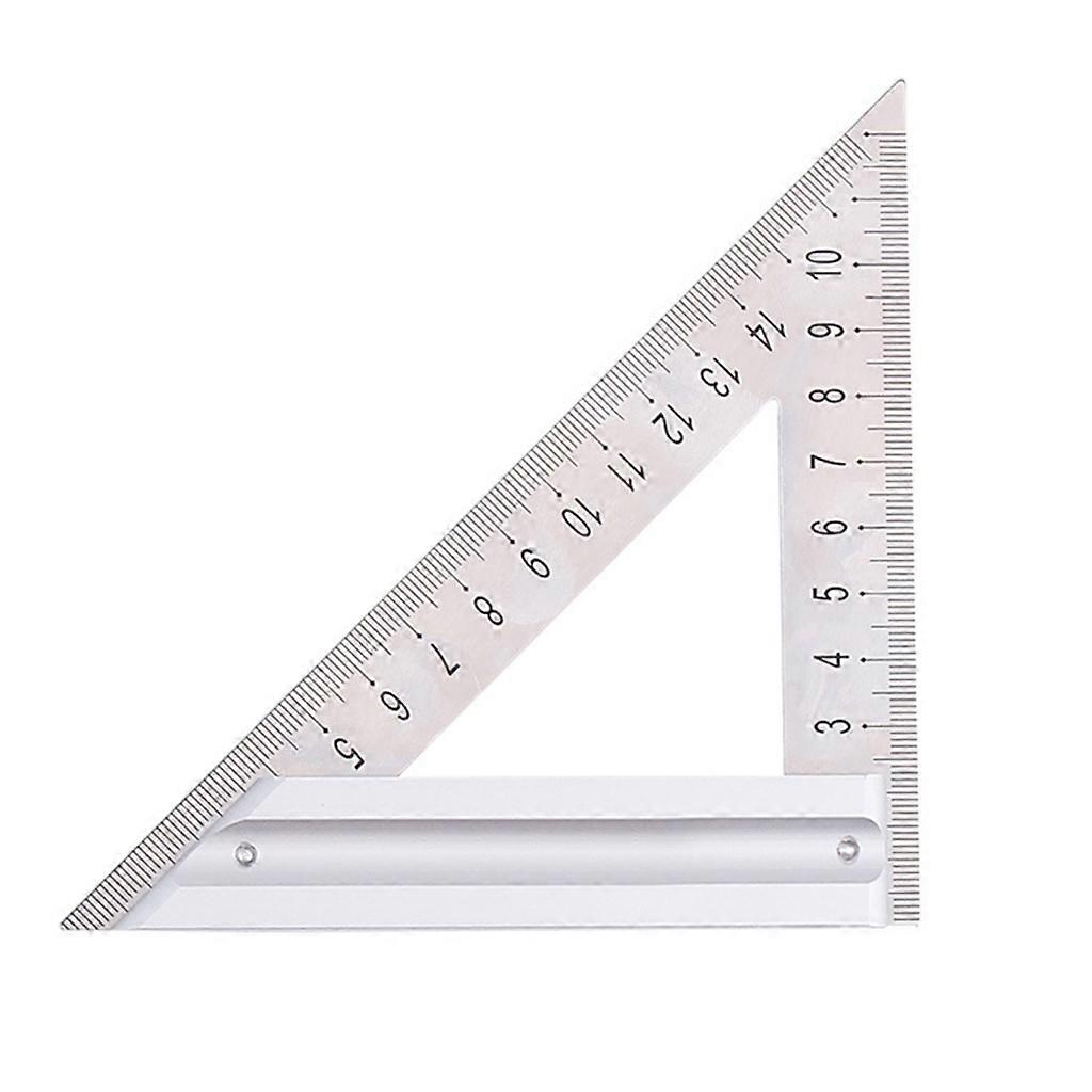 Triangle Ruler Protractor- Measuring Tool Measurement Ruler Metal Angle Ruler
