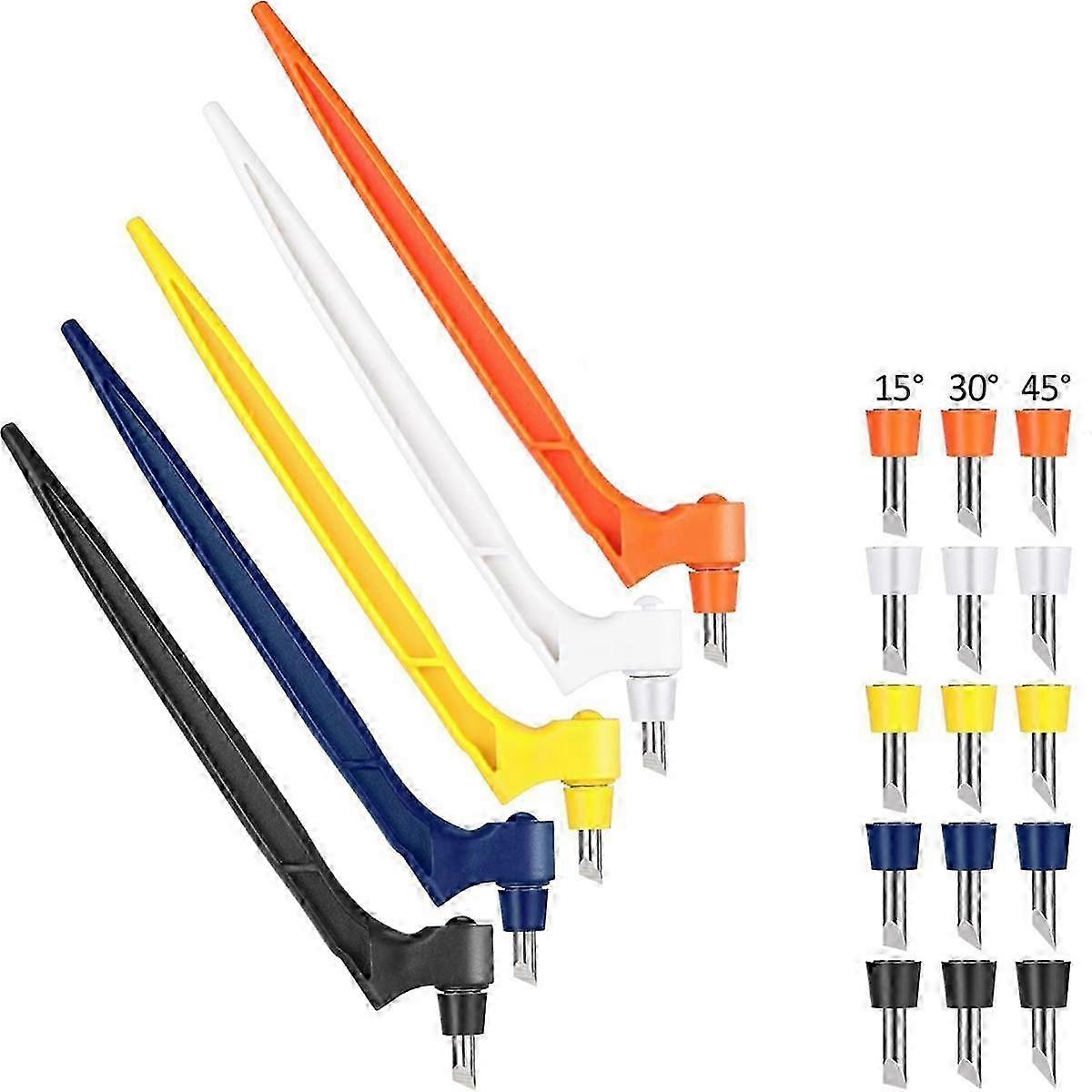 Bastel-Schneidewerkzeuge 5 Bastelmesser 15 360-Grad-Drehklinge Bastelmesser 15 30 45 Grad mit Schneidematte 4