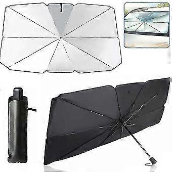 thumbnail image 2 of XUKEY Foldable Car Windshield Sun Shade Umbrella – Universal Fit, UV Protection, 142x76.4cm 2 of 5