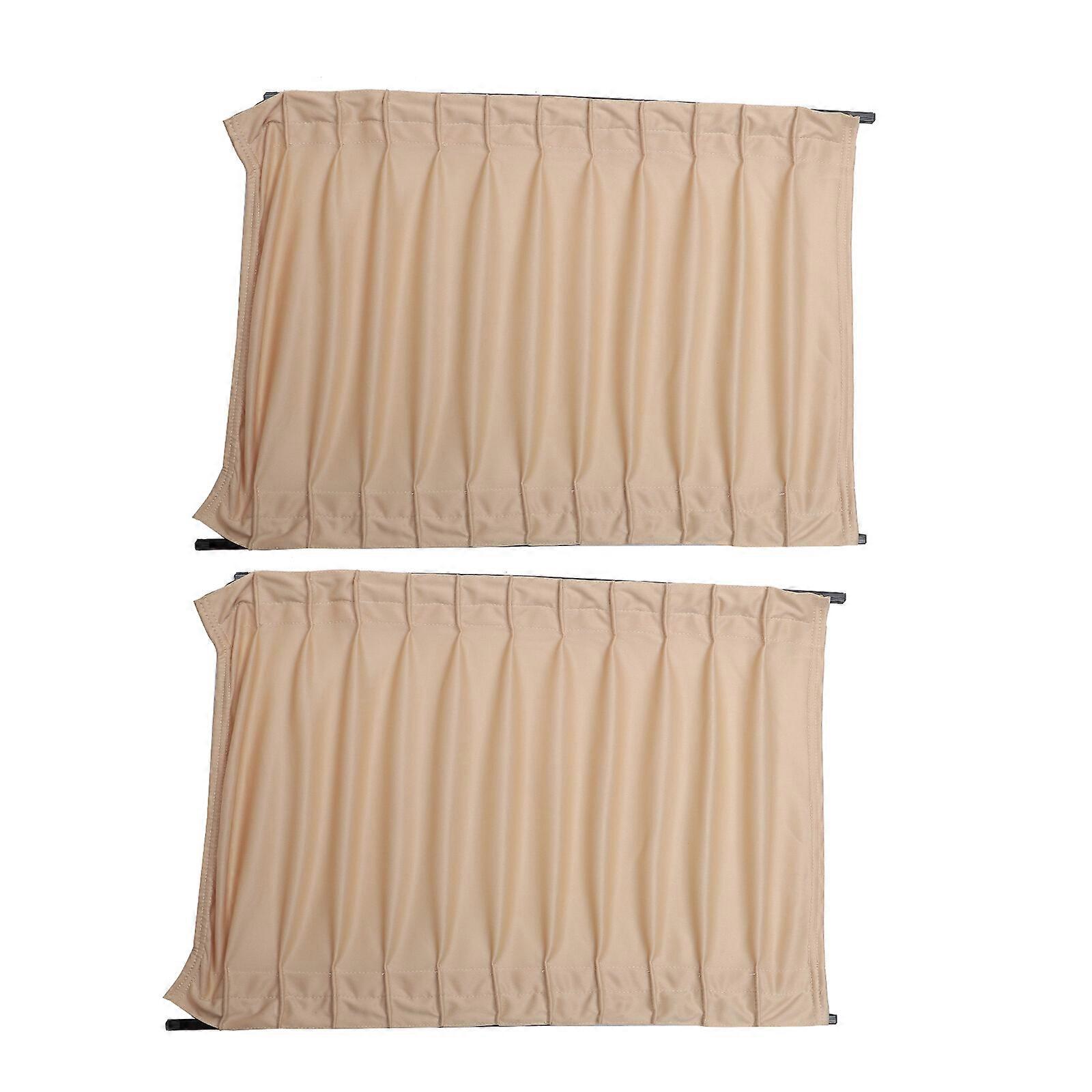 1 Set of Car Window Blinds Bendable Window Shades Polyester Car Curtains Car Accessory