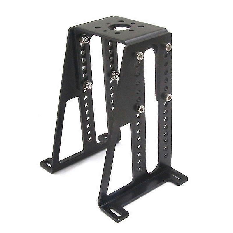 Universal Metal Motor Bracket Adjustable Height Motor Mounting Holder Black