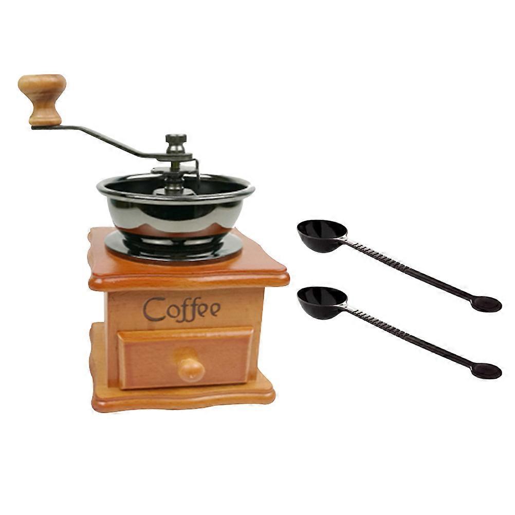 1 Set of Kitchen Manual Coffee Grinder Vintage Style Bean Grinder Grain Mill  Hand Crank | Fruugo UK Manual Coffee Grinder with Vintage Style Ergonomics Coffee Bean Gr