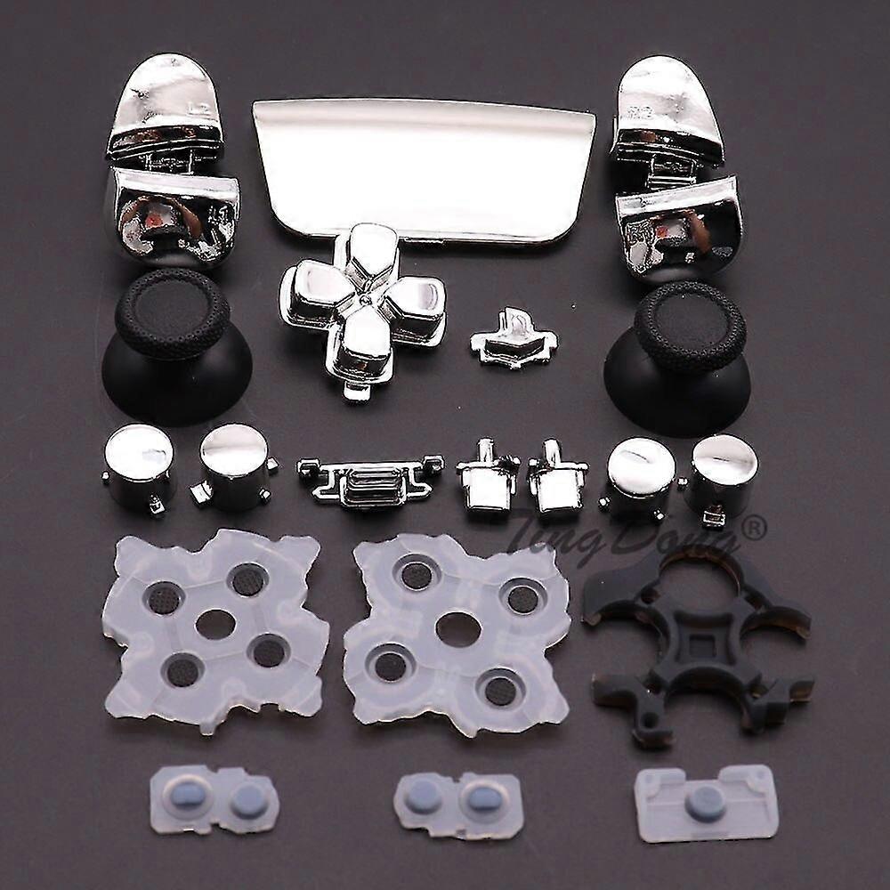 Replacement D-pad R1 L1 R2 L2 Trigger Buttons Share Options Button Set For Ps5 2.0 V2 020 Controller Conductive Rubber Pad