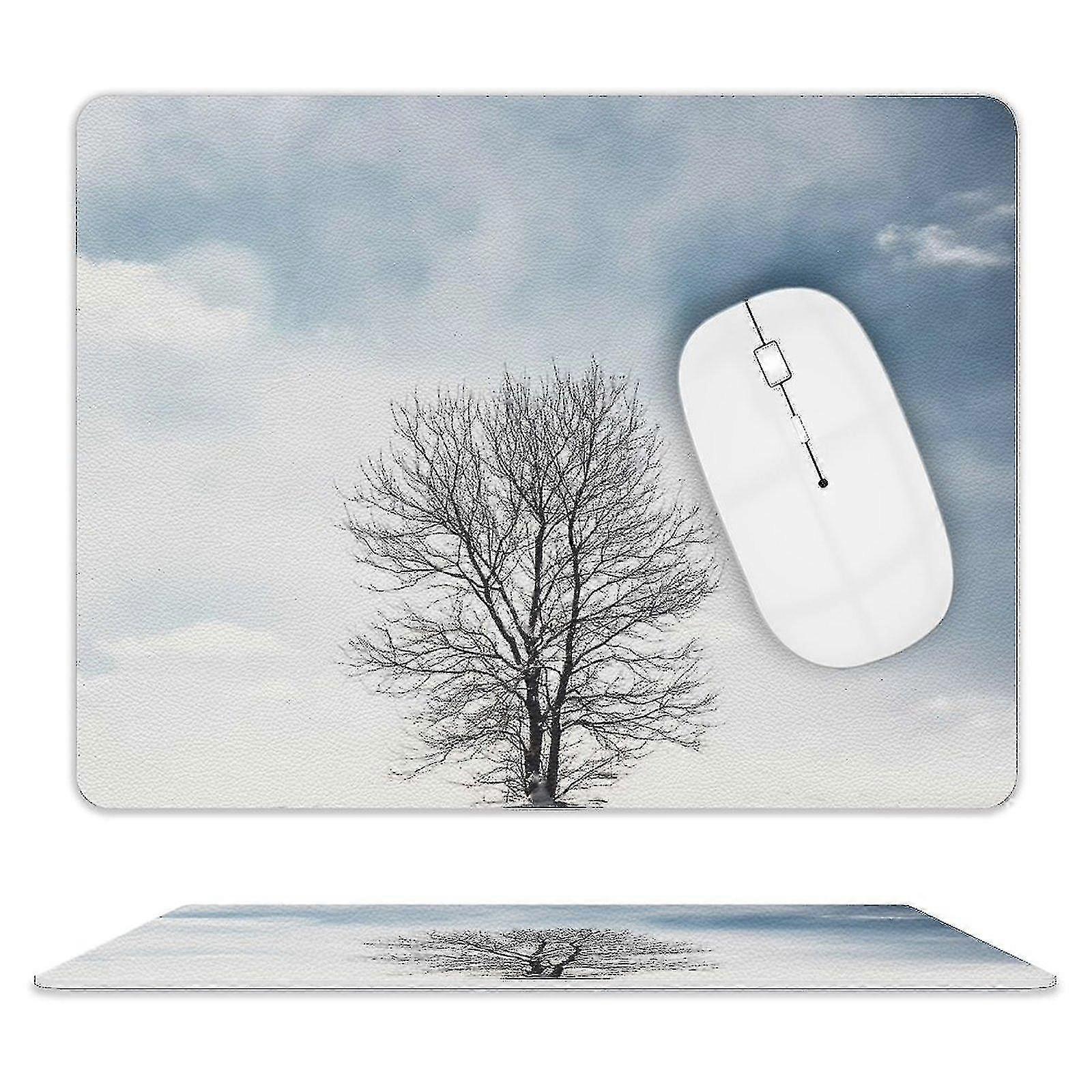 Dry Tree Print Mouse Pad For Laptop