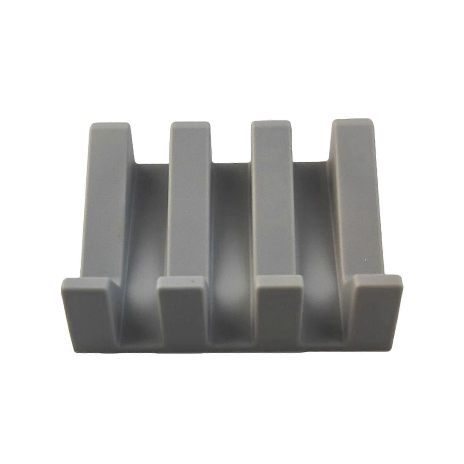 Soap Holder Tilt Design Non-slip Waterproof Flexible Space-saving Self Draining Silicone Kitchen Countertop Soap Rack for Bathroom QingHai