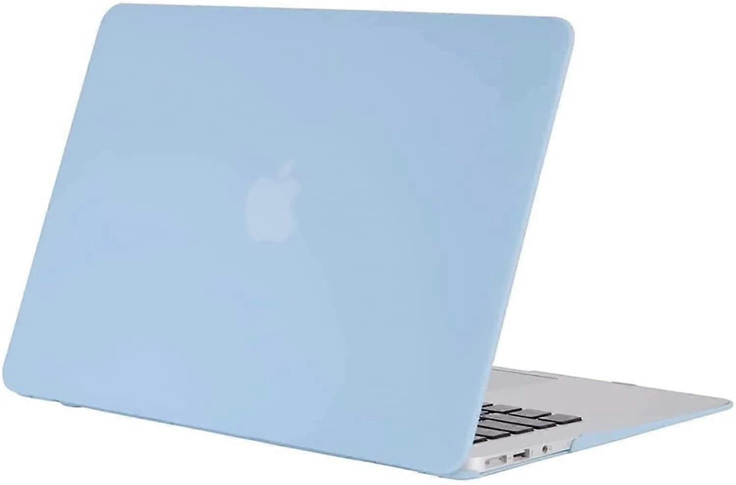 Azul Arejado Compatível com MacBook Air 13 polegadas (Modelos: A1466/A1369, Versão Mais Antiga 2010-2017 Lançamento), Capa Protetora de Plástico Rígido, 