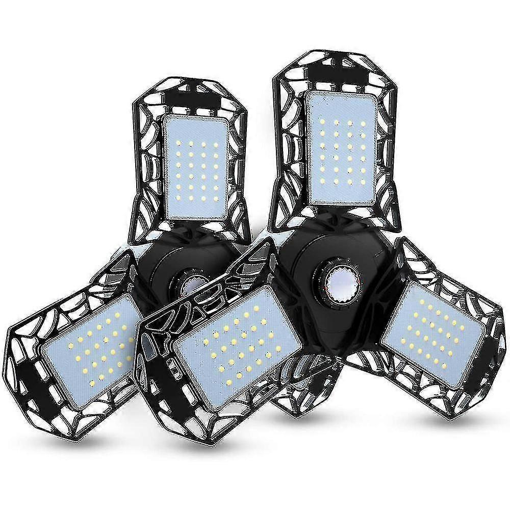 Led Garage Ceiling Lights, Black(2 Pcs)
