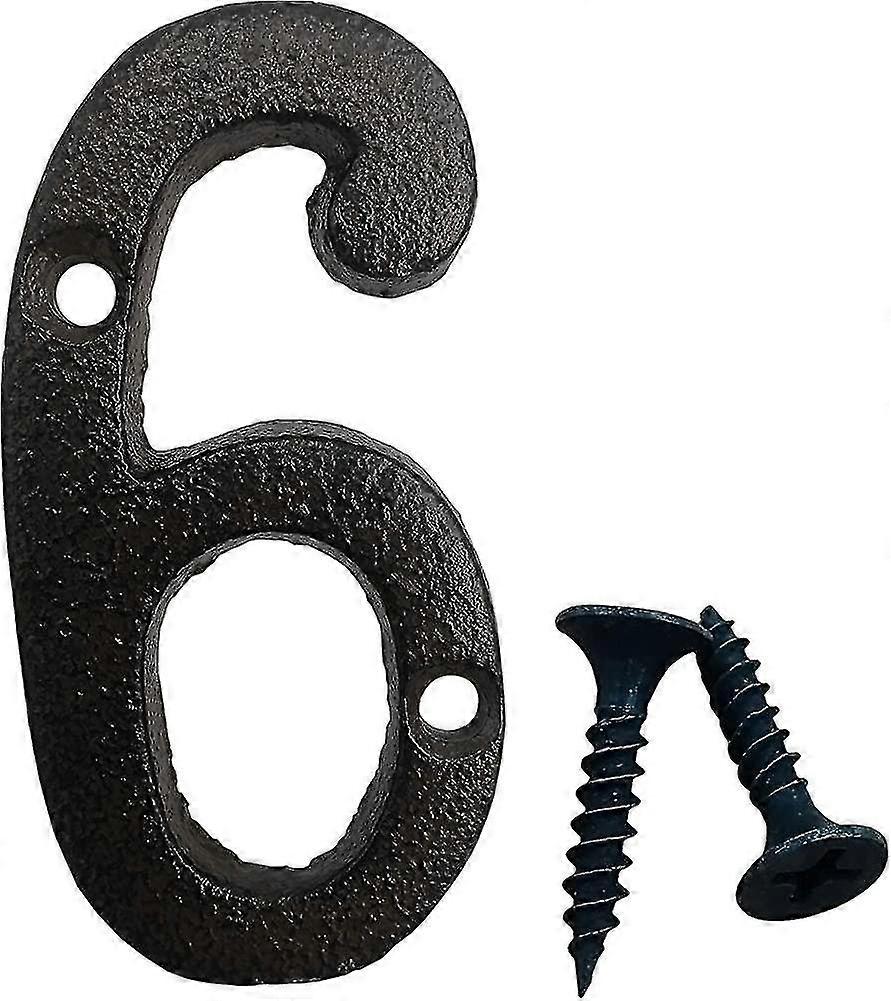 3 Inch House Address Numbers,high Cast Iron Solid Home Address Numbers