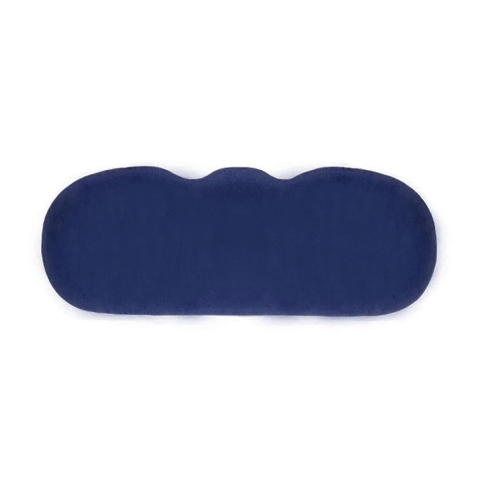 Plush Imitation Rabbit Fur Car Seat Cushion Sapphire Blue 45*135cm Plush Rear Strip