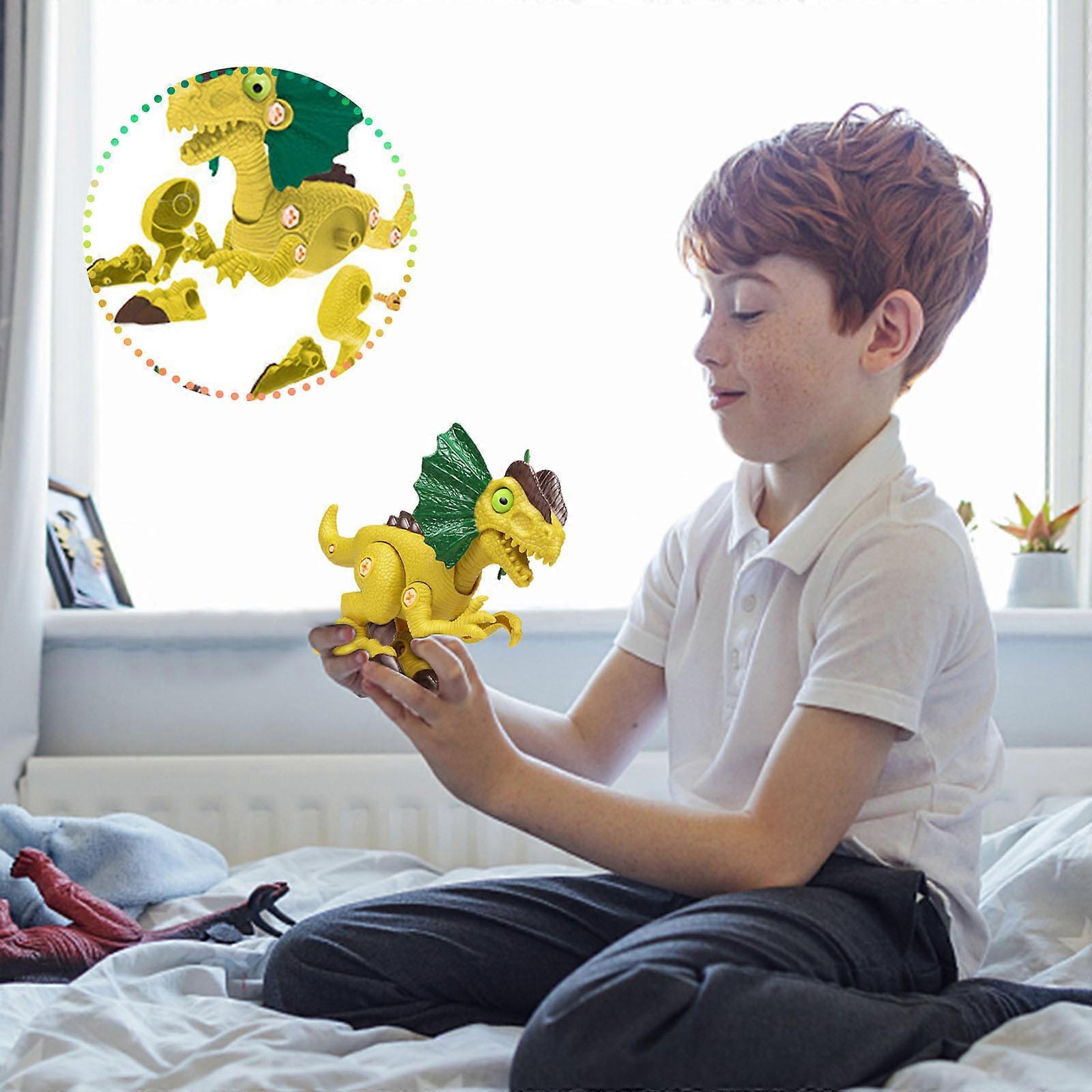 Dinosaur Toy Model, Manual Detachable Nut Combination, Four Dinosaur Combinations Such As , Toys For Children