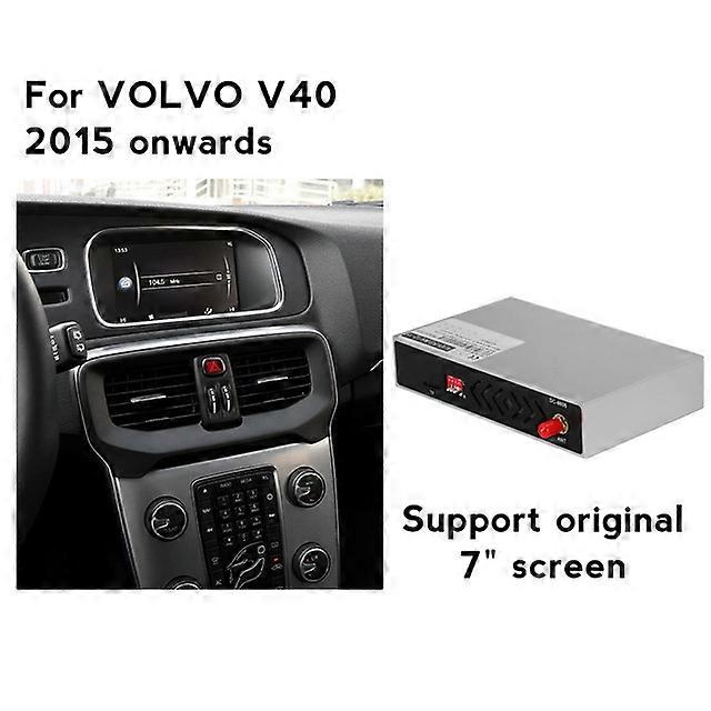 Wireless Apple Carplay Android Auto Module Car AI Box For Volvo V40 2011-2020 interface Decoder BT Player Music