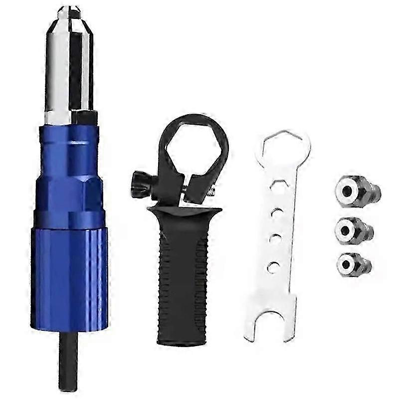 Electric Rivet 2.4mm-4.8mm Rivet Nut Drill Adapter Cordless Riveting Tool Insert Nut Pull Rivet Too