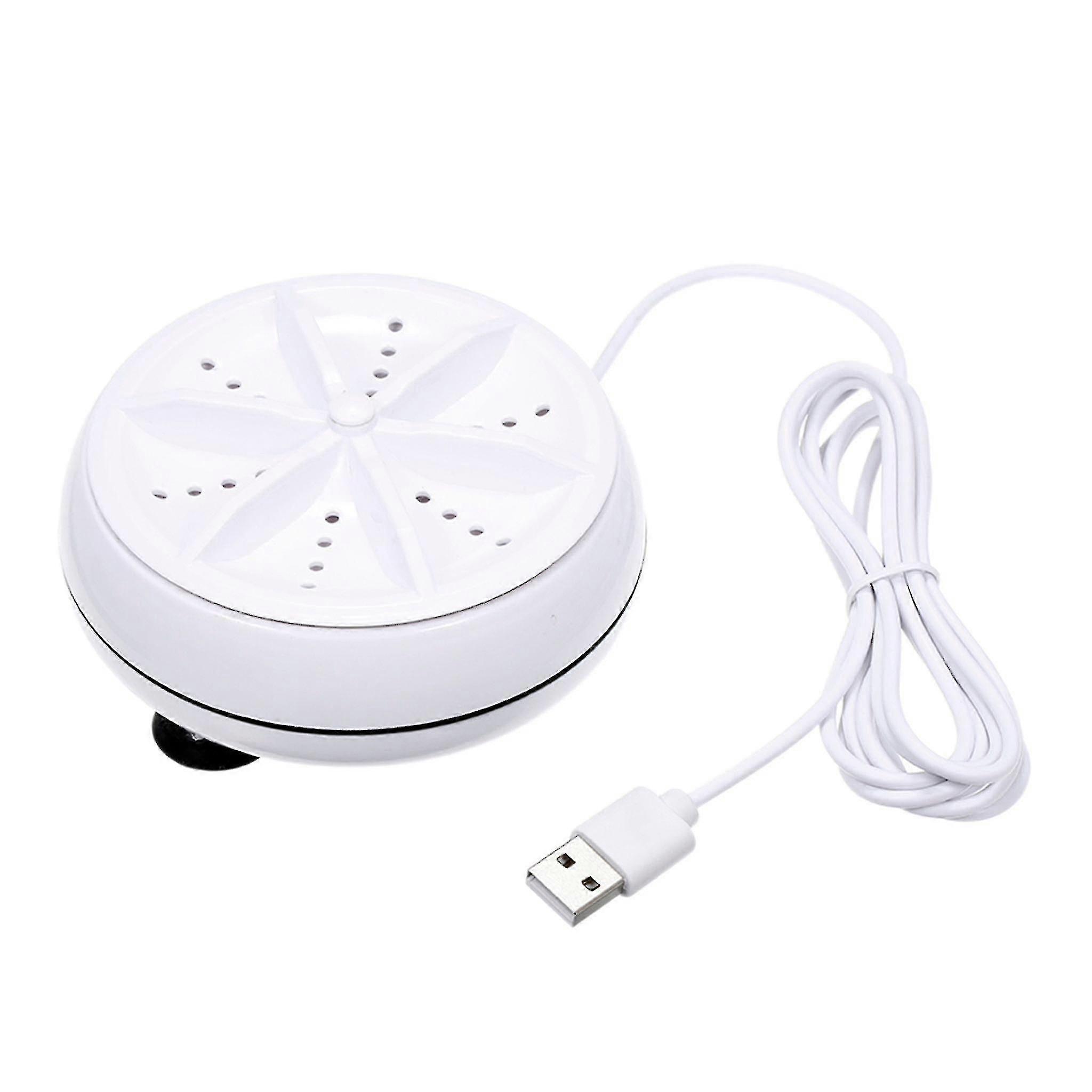 2in1 Mini Washing Machine Portable Personal Rotating Ultrasonic Turbine Washer-B