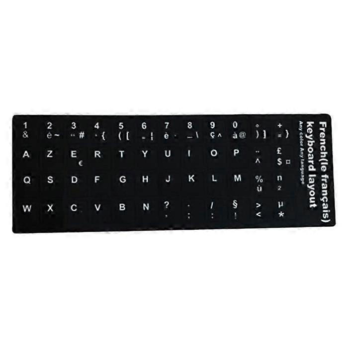 DIY Keyboard Sticker - AZERTY Keyboard for French Keyboard