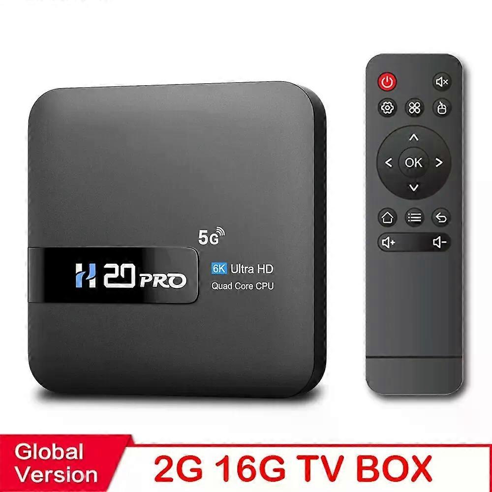 HONGTOP H20PRO Smart TV Box WiFi6 Android 10 6K 4K 3D Media Player TV Box Android 2.4G&5G WIFI Very Fast 1080P Set Top Box