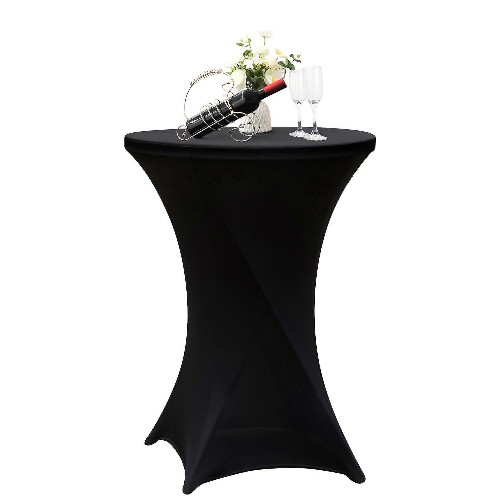 manque de housse de table de cocktail en spandex, 32x43 pouces