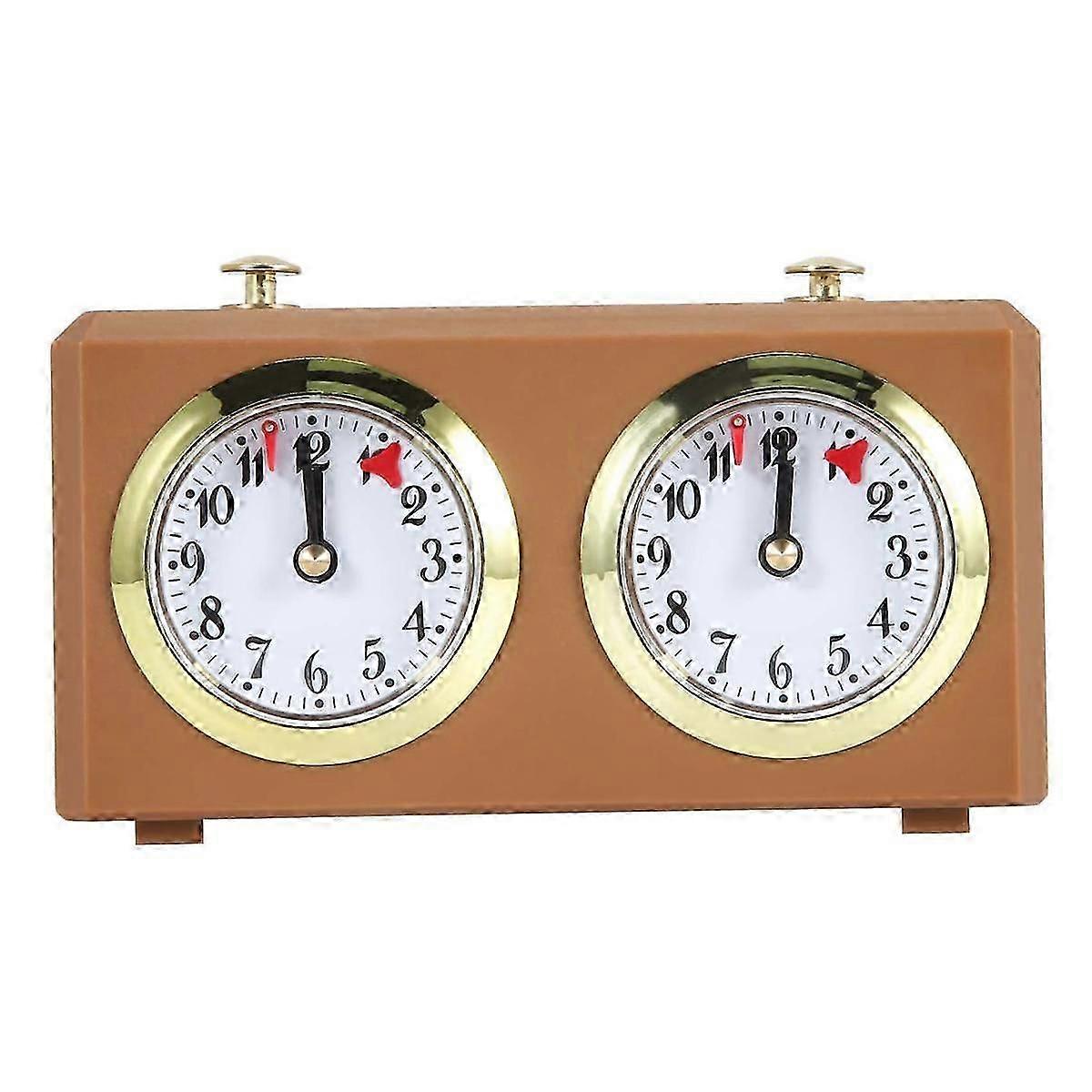 Orologio Meccanico Di Scacchi Analogico Per Il Gioco Di Scacchi Timer Orologio Orologi Ufficiali Nessuna Batteria Necessaria