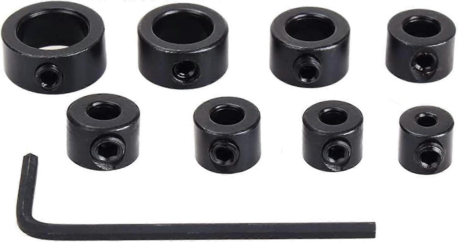 Drill Bit Depth Stop, Quickly Easily Adjust Your Drill For Accurate Depth Control, Precision Drilling Collar Set, Durable Alloy Steel, Ideal For