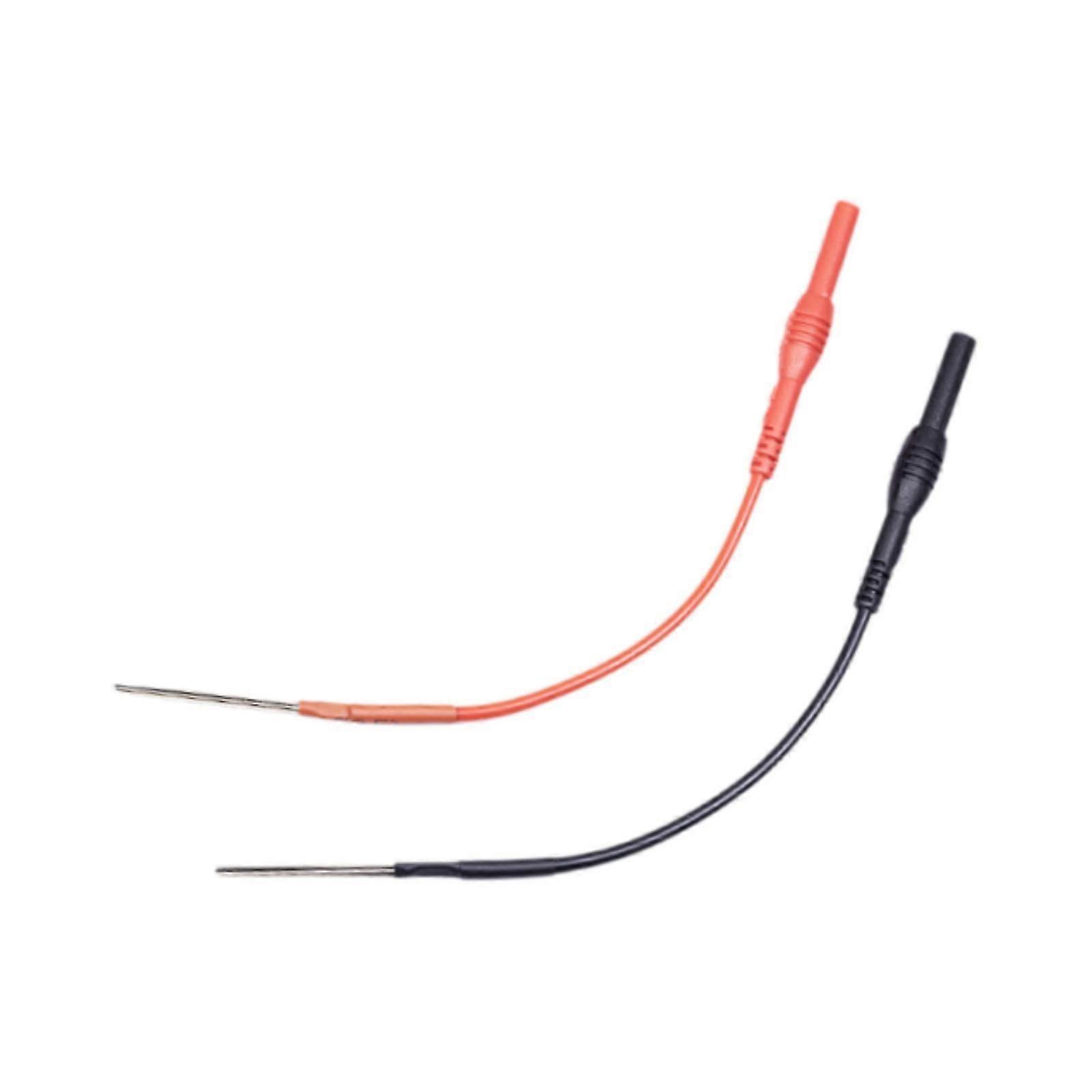 2x Multimeter Hook Test Cable Easy to Install 4mm Banana Plug for Industrial
