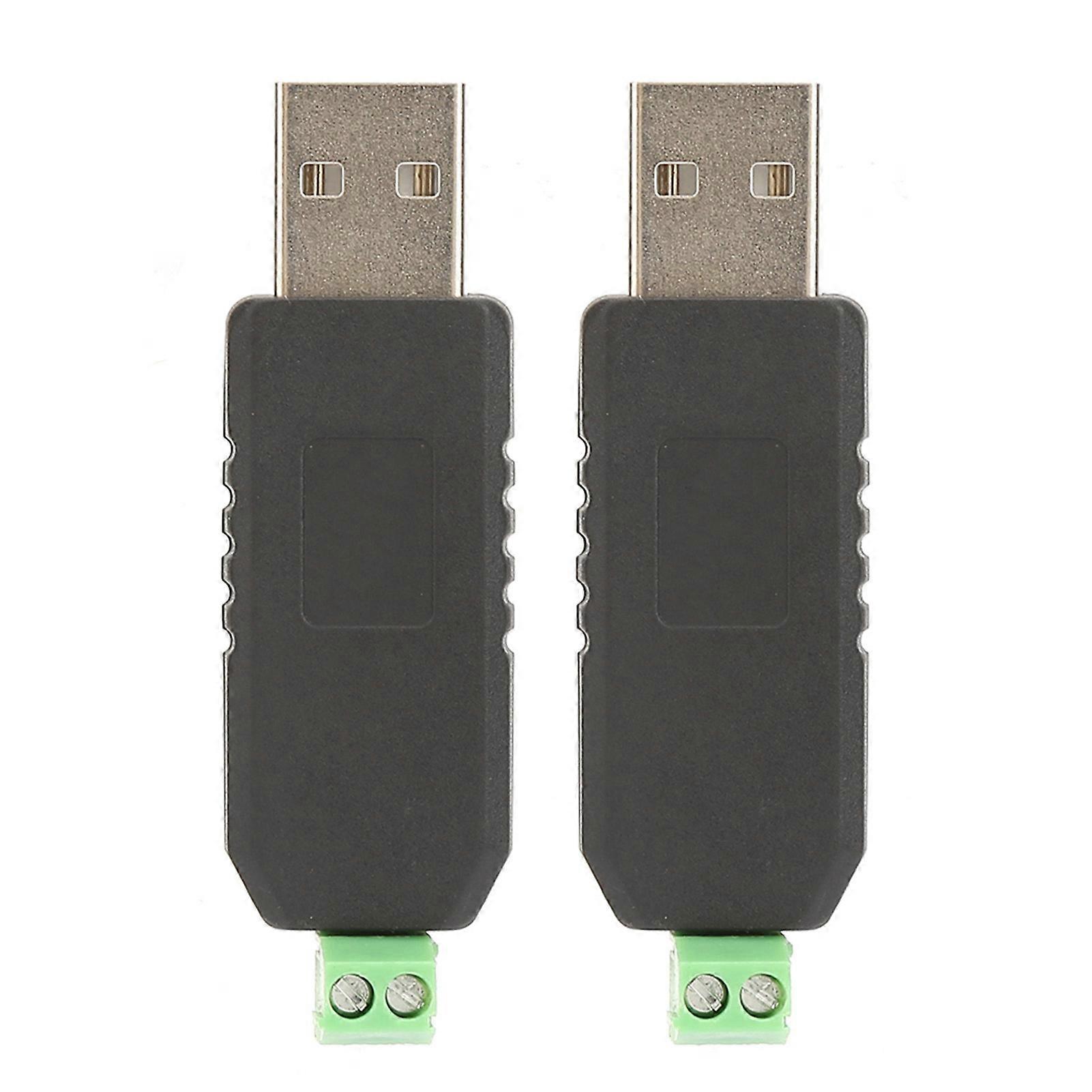 2PCS USB to RS485 Converter Adapter Module, Serial Communication Interface Compatible with Win8 Win7 Linux XP Vista
