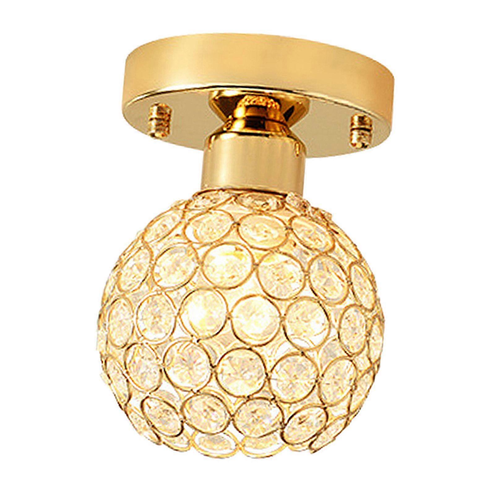 Modern Crystal Light LED Close to Lighting Fixture E26 A